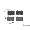 Jeu de 4 plaquettes de frein BREMBO P 23 074