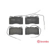 Jeu de 4 plaquettes de frein BREMBO P 23 082