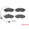 Jeu de 4 plaquettes de frein BREMBO P 23 084