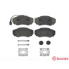 Jeu de 4 plaquettes de frein BREMBO P 23 091