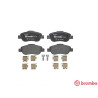 Jeu de 4 plaquettes de frein BREMBO P 23 097