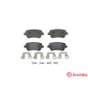 Jeu de 4 plaquettes de frein BREMBO P 23 101