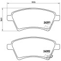 Jeu de 4 plaquettes de frein BREMBO P 23 105