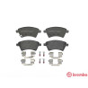 Jeu de 4 plaquettes de frein BREMBO P 23 105