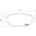 Jeu de 4 plaquettes de frein BREMBO P 23 119