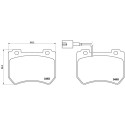 Jeu de 4 plaquettes de frein BREMBO P 23 129