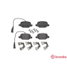 Jeu de 4 plaquettes de frein BREMBO P 23 131