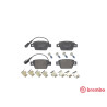 Jeu de 4 plaquettes de frein BREMBO P 23 135