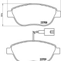 Jeu de 4 plaquettes de frein BREMBO P 23 137