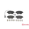 Jeu de 4 plaquettes de frein BREMBO P 23 140