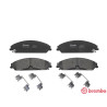 Jeu de 4 plaquettes de frein BREMBO P 23 149