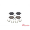 Jeu de 4 plaquettes de frein BREMBO P 23 151