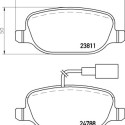 Jeu de 4 plaquettes de frein BREMBO P 23 152