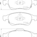 Jeu de 4 plaquettes de frein BREMBO P 23 165