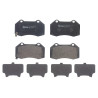 Jeu de 4 plaquettes de frein BREMBO P 23 182