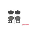 Jeu de 4 plaquettes de frein BREMBO P 24 004