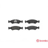 Jeu de 4 plaquettes de frein BREMBO P 24 016