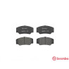 Jeu de 4 plaquettes de frein BREMBO P 24 023