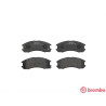 Jeu de 4 plaquettes de frein BREMBO P 24 024