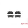 Jeu de 4 plaquettes de frein BREMBO P 24 025