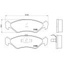 Jeu de 4 plaquettes de frein BREMBO P 24 028