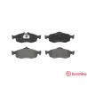 Jeu de 4 plaquettes de frein BREMBO P 24 037