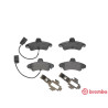 Jeu de 4 plaquettes de frein BREMBO P 24 038