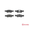 Jeu de 4 plaquettes de frein BREMBO P 24 044
