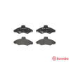 Jeu de 4 plaquettes de frein BREMBO P 24 045