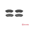 Jeu de 4 plaquettes de frein BREMBO P 24 048