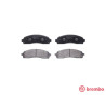 Jeu de 4 plaquettes de frein BREMBO P 24 081