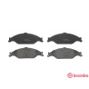 Jeu de 4 plaquettes de frein BREMBO P 24 082