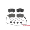 Jeu de 4 plaquettes de frein BREMBO P 24 084