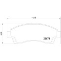 Jeu de 4 plaquettes de frein BREMBO P 24 149