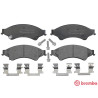 Jeu de 4 plaquettes de frein BREMBO P 24 153