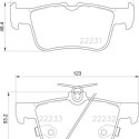 Jeu de 4 plaquettes de frein BREMBO P 24 201