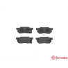 Jeu de 4 plaquettes de frein BREMBO P 28 008