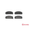Jeu de 4 plaquettes de frein BREMBO P 28 010