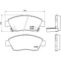 Jeu de 4 plaquettes de frein BREMBO P 28 023
