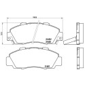 Jeu de 4 plaquettes de frein BREMBO P 28 026