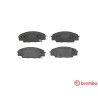 Jeu de 4 plaquettes de frein BREMBO P 28 032