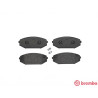 Jeu de 4 plaquettes de frein BREMBO P 28 049