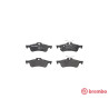 Jeu de 4 plaquettes de frein BREMBO P 28 070
