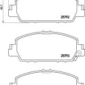 Jeu de 4 plaquettes de frein BREMBO P 28 077