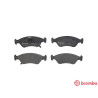 Jeu de 4 plaquettes de frein BREMBO P 30 007