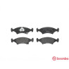 Jeu de 4 plaquettes de frein BREMBO P 30 009