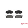 Jeu de 4 plaquettes de frein BREMBO P 30 026