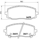 Jeu de 4 plaquettes de frein BREMBO P 30 032