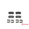 Jeu de 4 plaquettes de frein BREMBO P 30 046