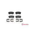 Jeu de 4 plaquettes de frein BREMBO P 30 051